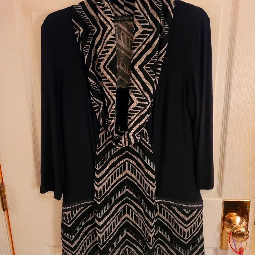 COCO BIANCO GRAY/BLACK TUNIC